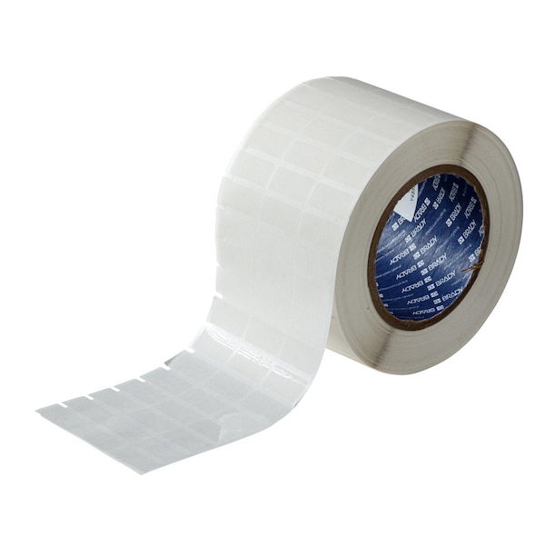Clear Removable Polypropylene Labels 0.5 in H x 1 in W Clear 10000/RL